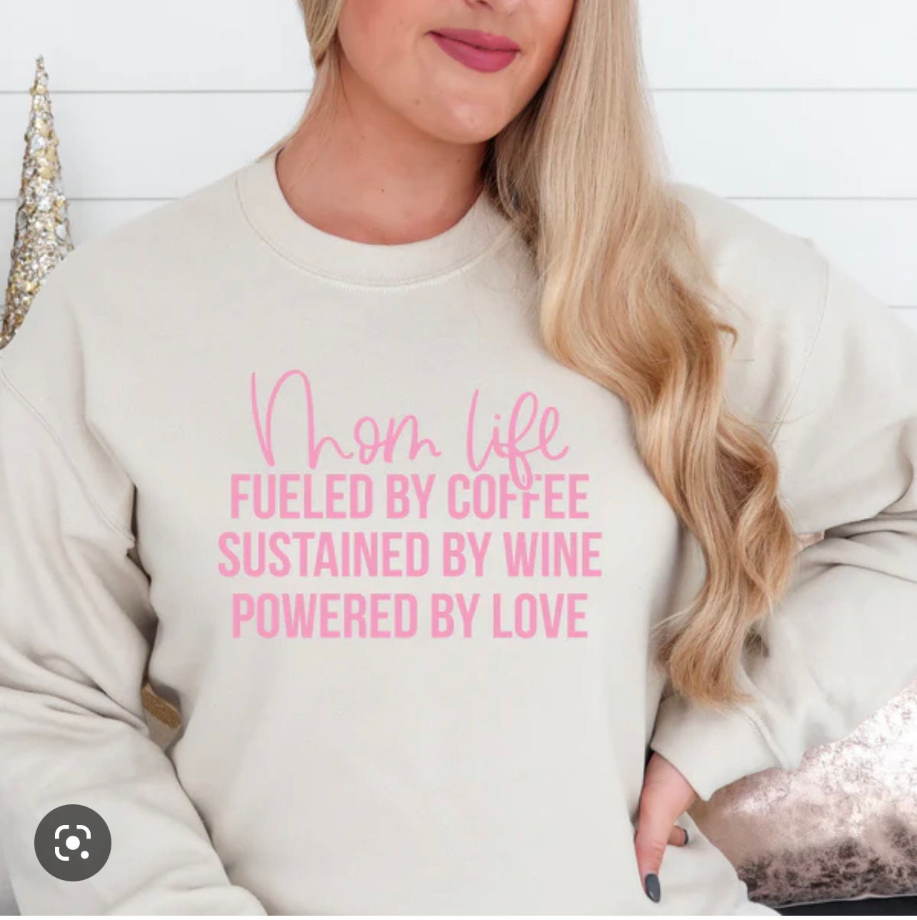 Mom life, fueled by coffee, T-shirt, short sleeve, screen print